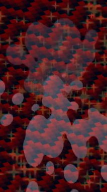 Benzersiz dijital animasyon tarzı grafikleri olan yaratıcı ortam tasarımı için yenilikçi hareket dokusu