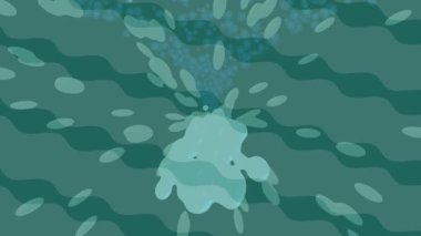 Benzersiz hareket grafikleri tasarım sanatına sahip yaratıcı film üretimi için özet bir arkaplan