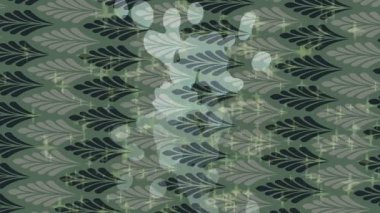 Dijital doku yüzey tasarım biçimi ile modern video animasyonu için gelişmiş hareket grafikleri