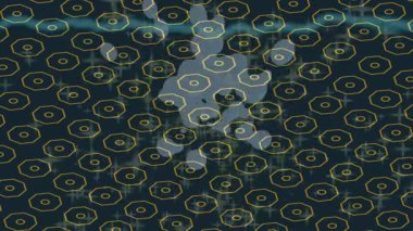 Yaratıcı video düzenleme film arkaplan tasarımı için minimalist organik hareket grafikleri