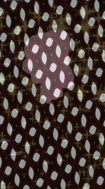 Benzersiz dijital animasyon tarzı grafikleri olan yaratıcı ortam tasarımı için yenilikçi hareket dokusu