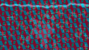 Benzersiz dijital animasyon tarzı grafikleri olan yaratıcı ortam tasarımı için yenilikçi hareket dokusu