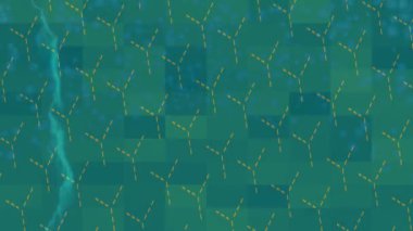 Dijital doku yüzey tasarım biçimi ile modern video animasyonu için gelişmiş hareket grafikleri