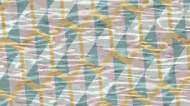 Soyut hareket desenli fütüristik video üretimi için dinamik dijital arkaplan