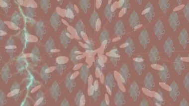 Benzersiz hareket grafikleri tasarım sanatına sahip yaratıcı film üretimi için özet bir arkaplan