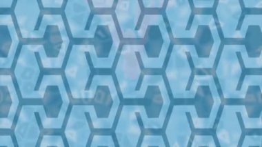 Organik desenli yüzey giriş stili video film sanatı ile soyut arkaplan tasarımı