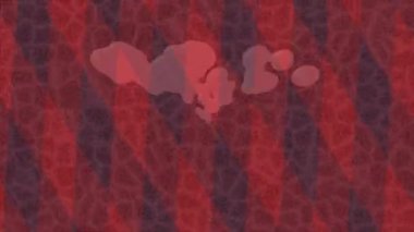 Benzersiz dijital animasyon tarzı grafikleri olan yaratıcı ortam tasarımı için yenilikçi hareket dokusu