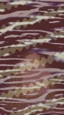 Benzersiz dijital animasyon tarzı grafikleri olan yaratıcı ortam tasarımı için yenilikçi hareket dokusu