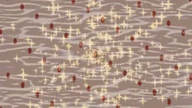 Benzersiz dijital animasyon tarzı grafikleri olan yaratıcı ortam tasarımı için yenilikçi hareket dokusu