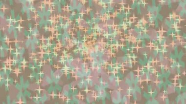 Benzersiz dijital animasyon tarzı grafikleri olan yaratıcı ortam tasarımı için yenilikçi hareket dokusu