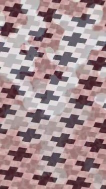 Soyut hareket desenli fütüristik video üretimi için dinamik dijital arkaplan