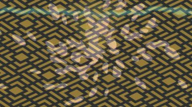 Lüks hareket projeleri için soyut tasarım stili animasyonu olan üst düzey dijital doku