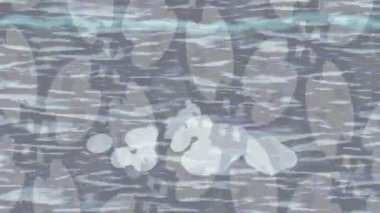 Lüks hareket projeleri için soyut tasarım stili animasyonu olan üst düzey dijital doku