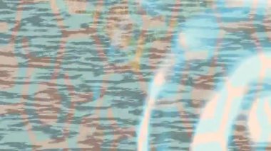 Soyut hareket desenli fütüristik video üretimi için dinamik dijital arkaplan