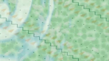 Profesyonel video projeleri sanat tarzı için organik hareketli arkaplan tasarımı