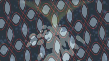 Benzersiz video giriş tasarımı projeleri için detaylı yüzey kalıbı film animasyon stili grafik girişi