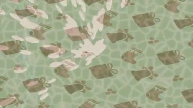 Soyut hareket desenli fütüristik video üretimi için dinamik dijital arkaplan