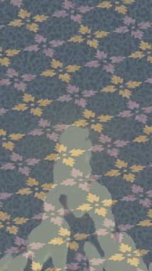 Benzersiz hareket grafikleri tasarım sanatına sahip yaratıcı film üretimi için özet bir arkaplan