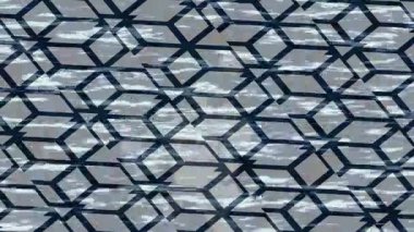 Benzersiz hareket grafikleri tasarım sanatına sahip yaratıcı film üretimi için özet bir arkaplan