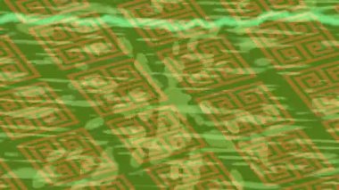 Benzersiz video giriş tasarımı projeleri için detaylı yüzey kalıbı film animasyon stili grafik girişi