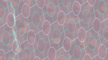 Benzersiz dijital animasyon tarzı grafikleri olan yaratıcı ortam tasarımı için yenilikçi hareket dokusu