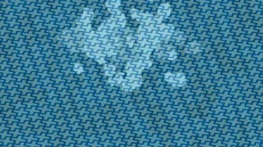 Benzersiz dijital animasyon tarzı grafikleri olan yaratıcı ortam tasarımı için yenilikçi hareket dokusu