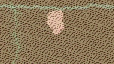 Lüks hareket projeleri için soyut tasarım stili animasyonu olan üst düzey dijital doku