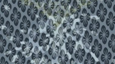 Benzersiz dijital animasyon tarzı grafikleri olan yaratıcı ortam tasarımı için yenilikçi hareket dokusu