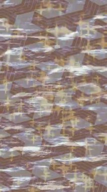 Benzersiz dijital animasyon tarzı grafikleri olan yaratıcı ortam tasarımı için yenilikçi hareket dokusu