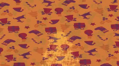 Benzersiz video giriş tasarımı projeleri için detaylı yüzey kalıbı film animasyon stili grafik girişi