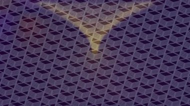 Benzersiz dijital animasyon tarzı grafikleri olan yaratıcı ortam tasarımı için yenilikçi hareket dokusu