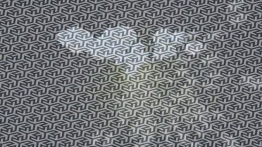 Benzersiz video giriş tasarımı projeleri için detaylı yüzey kalıbı film animasyon stili grafik girişi