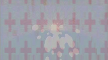 Benzersiz hareket grafikleri tasarım sanatına sahip yaratıcı film üretimi için özet bir arkaplan