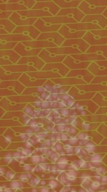 Dijital doku yüzey tasarım biçimi ile modern video animasyonu için gelişmiş hareket grafikleri