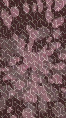 Soyut hareket desenli fütüristik video üretimi için dinamik dijital arkaplan