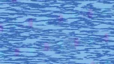 Lüks hareket projeleri için soyut tasarım stili animasyonu olan üst düzey dijital doku