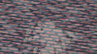 Organik desenli yüzey giriş stili video film sanatı ile soyut arkaplan tasarımı