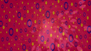 Soyut hareket desenli fütüristik video üretimi için dinamik dijital arkaplan