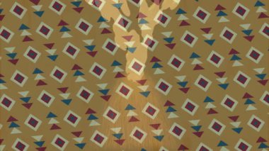 Estetik doku arkaplan tasarımı renkli hareket grafikleri ile moda film giriş profosyoneli