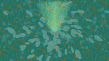 Benzersiz dijital animasyon tarzı grafikleri olan yaratıcı ortam tasarımı için yenilikçi hareket dokusu