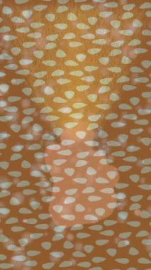 Benzersiz dijital animasyon tarzı grafikleri olan yaratıcı ortam tasarımı için yenilikçi hareket dokusu