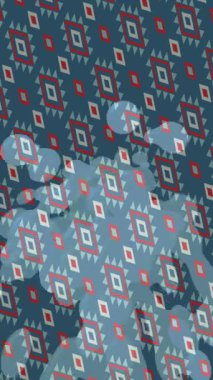 Soyut hareket desenli fütüristik video üretimi için dinamik dijital arkaplan