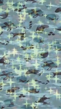 Benzersiz dijital hareket grafiklerine sahip yaratıcı sinematik projeler için yumuşak animasyon yüzeyi