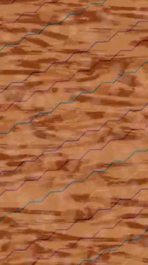 Lüks hareket projeleri için soyut tasarım stili animasyonu olan üst düzey dijital doku