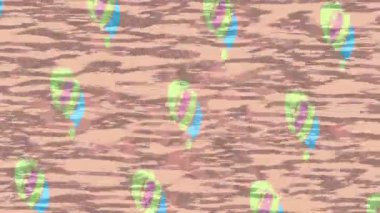 Organik desenli yüzey giriş stili video film sanatı ile soyut arkaplan tasarımı