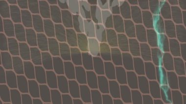 Benzersiz dijital animasyon tarzı grafikleri olan yaratıcı ortam tasarımı için yenilikçi hareket dokusu