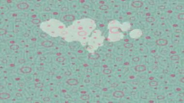 Benzersiz dijital animasyon tarzı grafikleri olan yaratıcı ortam tasarımı için yenilikçi hareket dokusu