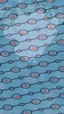 Benzersiz dijital animasyon tarzı grafikleri olan yaratıcı ortam tasarımı için yenilikçi hareket dokusu