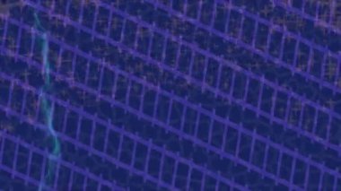 Soyut hareket desenli fütüristik video üretimi için dinamik dijital arkaplan