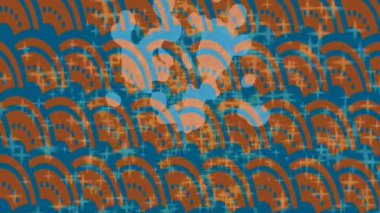 Benzersiz video giriş tasarımı projeleri için detaylı yüzey kalıbı film animasyon stili grafik girişi